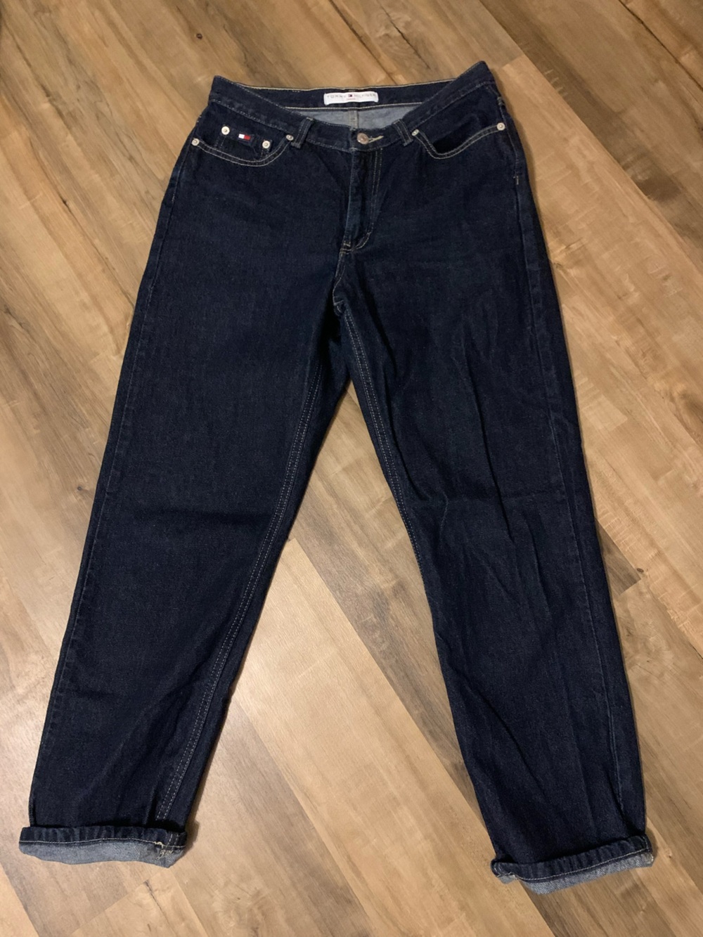 Dark Wash Mom Jeans